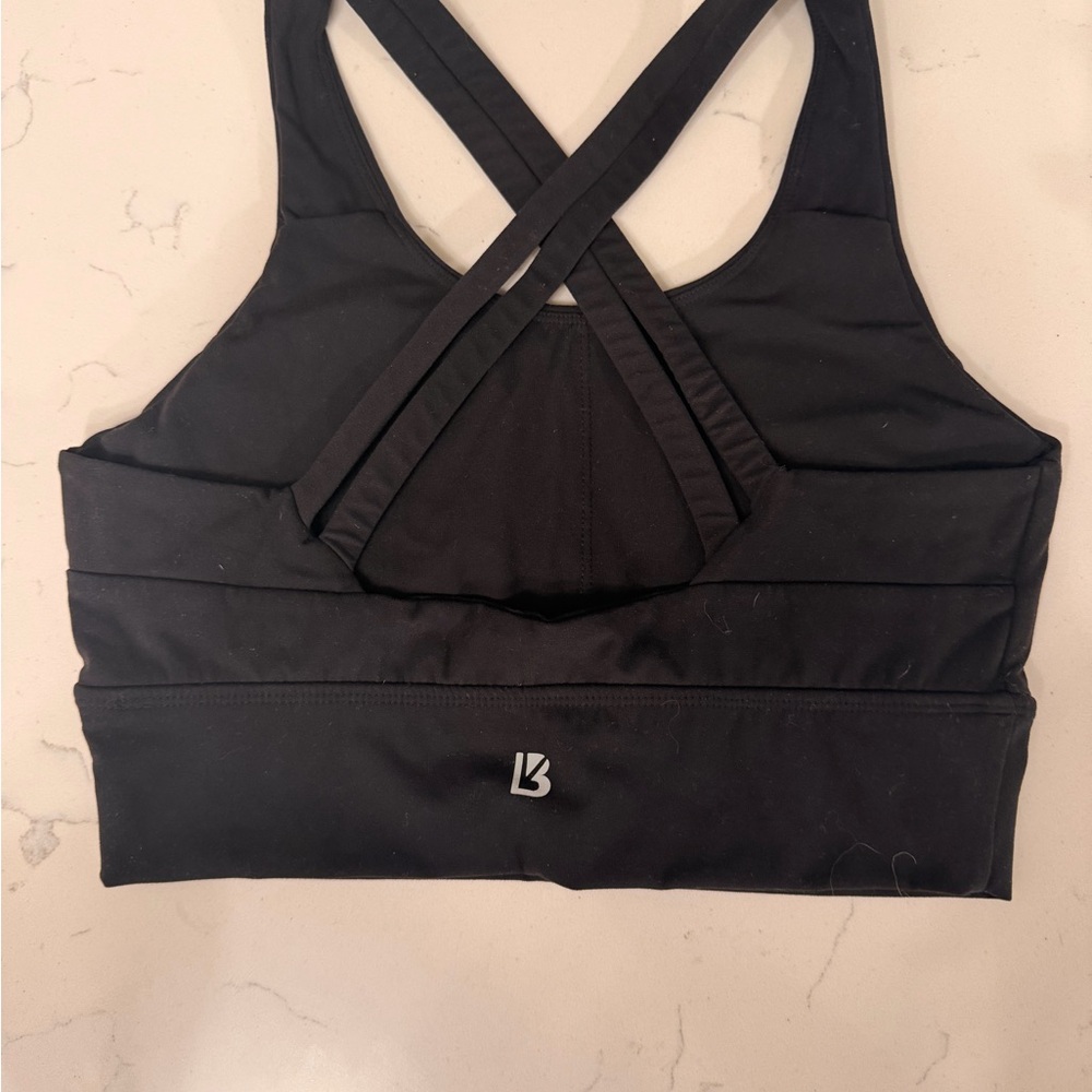 BuffBunny Black Rosa Sports Bra